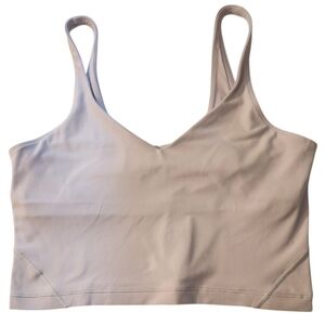 Sz 12 Lululemon Align Crop Top. Light Lilac Color.